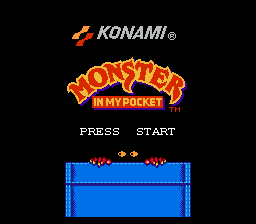 Monster in My Pocket title screenshot